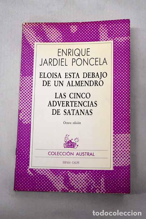 Libros: Elo&iacute;sa est&aacute; debajo de un almendro.- Jardiel Poncela, Enrique