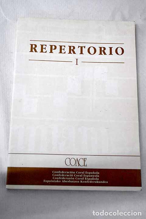 Libros: Repertorio COACE: : Confederaci&oacute;n Coral Espa&ntilde;ola.