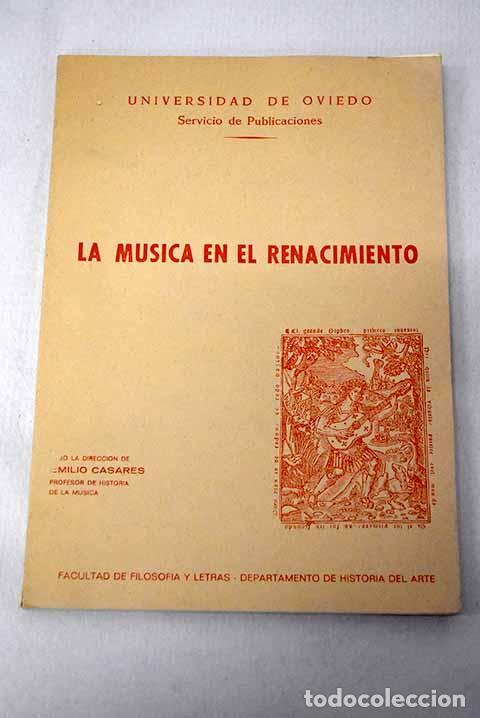 Libros: La M&uacute;sica en el Renacimiento - Foto 1