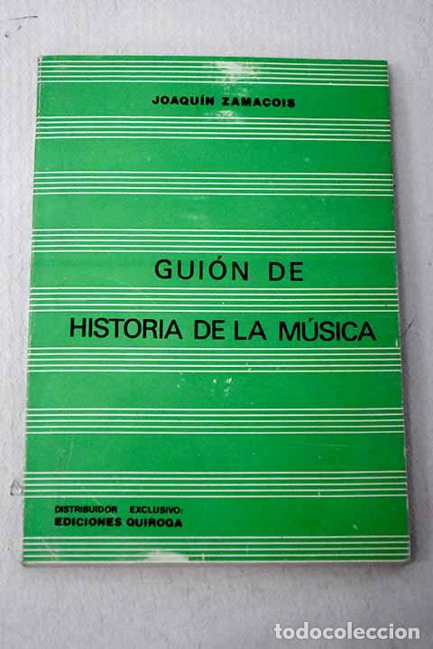Livros em segunda m&atilde;o: Gui&oacute;n de historia de la m&uacute;sica.- Zamacois, JoaquA&shy;n
