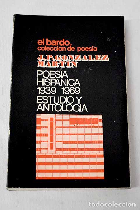 B&uuml;cher: Poes&iacute;a hisp&aacute;nica, 1939-1969: (estudio y antolog&iacute;a)