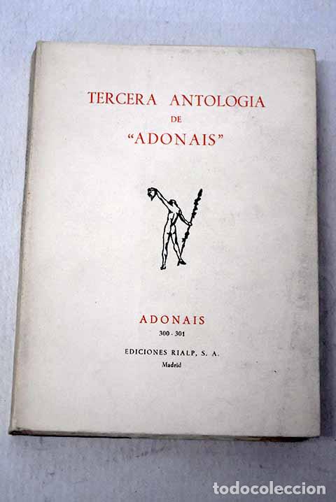 Libri di seconda mano: Tercera antolog&iacute;a de Adonais