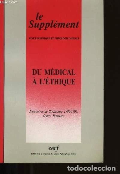 Livros em segunda m&atilde;o: Le Suppl&eacute;ment: Revue d'&eacute;thique et th&eacute;ologie morale- 9782204031592