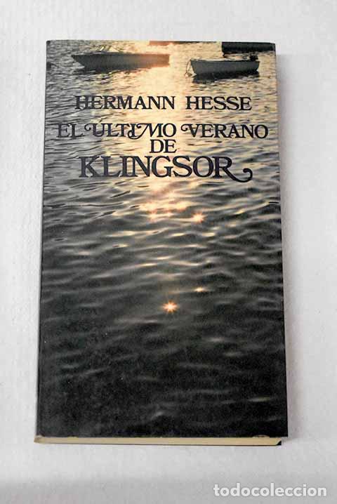 books: El &uacute;ltimo verano de Klingsor y otras narraciones.- Hesse, Hermann