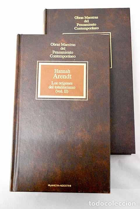 Libros: Los or&iacute;genes del totalitarismo.- Arendt, Hannah