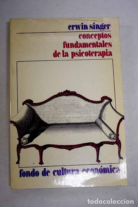 Livros em segunda m&atilde;o: Conceptos fundamentales de la psicoterapia.- Singer, Erwin