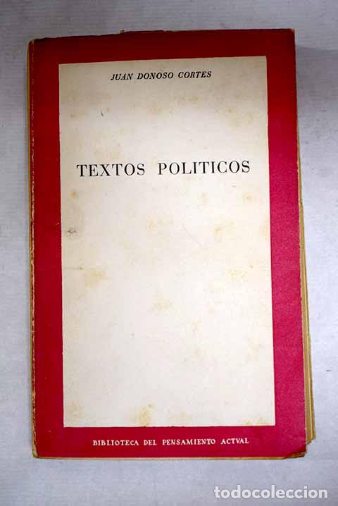 Livres: Textos pol&iacute;ticos: Donoso Cort&eacute;s, Juan.- Donoso Cort&eacute;s, Juan