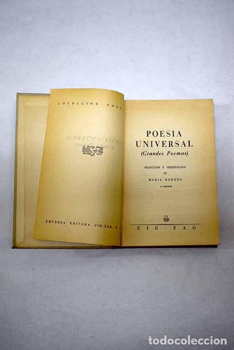 Livres: Poes&iacute;a universal (grandes poemas)