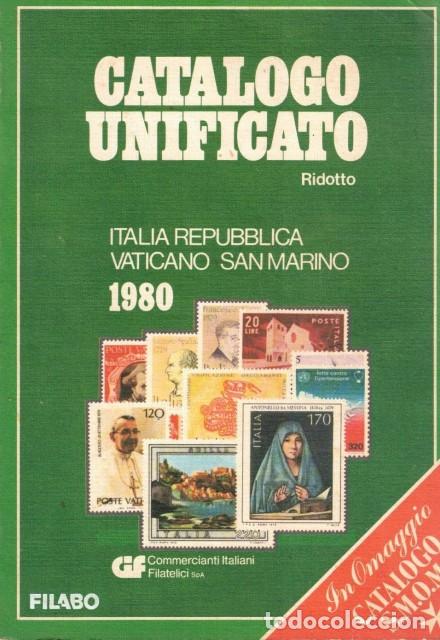 Libros: CATALOGO UNIFICATO. ITALIA REPUBBLICA, VATICANO, SAN MARINO - CIF/FILABO