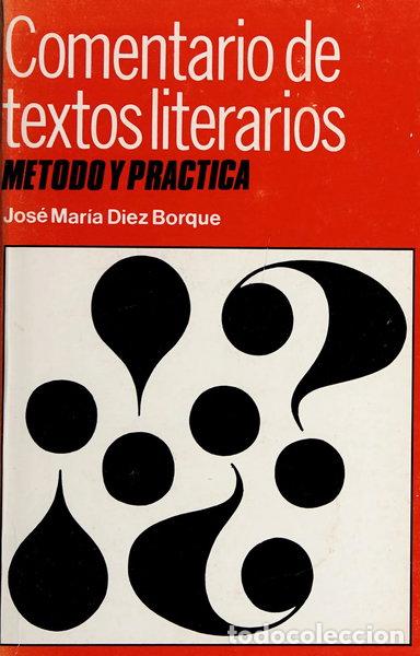 Libri di seconda mano: Comentario de textos literarios- 9788435900409