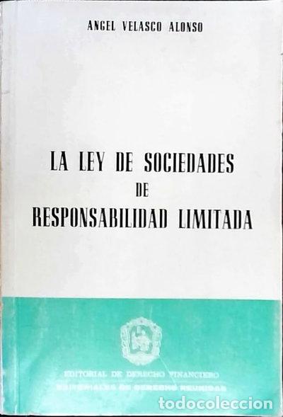 Libros: La ley de sociedades de responsabilidad limitada- 9788485063680