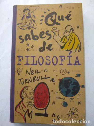Libri di seconda mano: Qu&eacute; sabes de filosof&iacute;a- 9788440692627