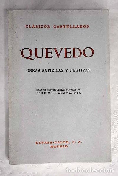 books: Obras sat&iacute;ricas y festivas- 9788423930562