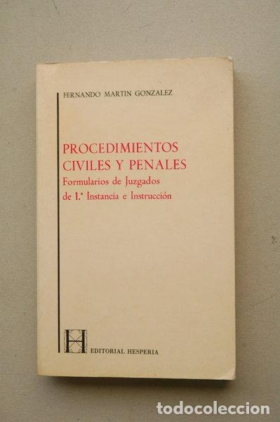 Livres: Procedimientos Civiles y Penales- 9788430023165