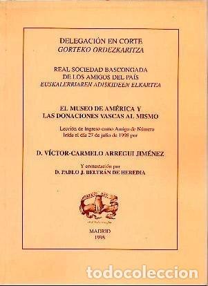 Livros em segunda m&atilde;o: El museo de Am&eacute;rica y las donaciones vascas al mismo- 9788489318861