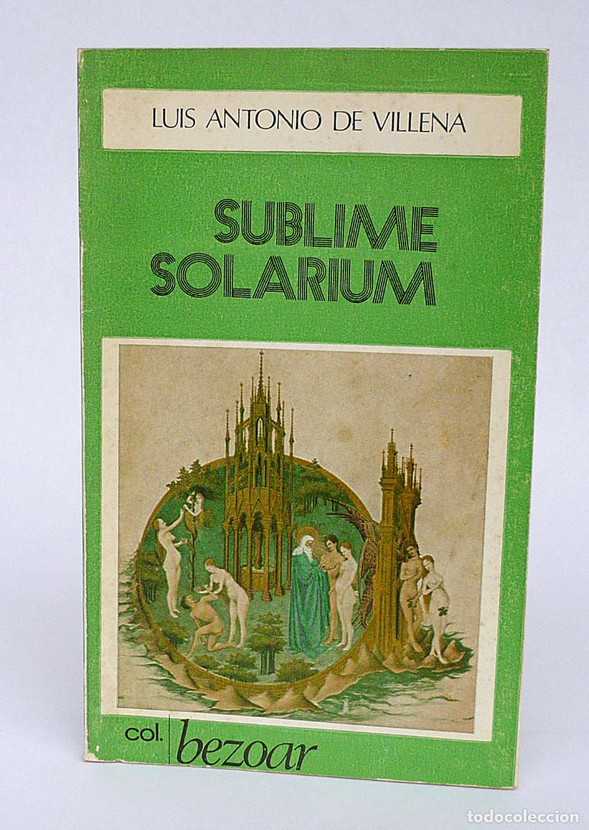 Libros: Luis Antonio de Villena, Sublime Solarium