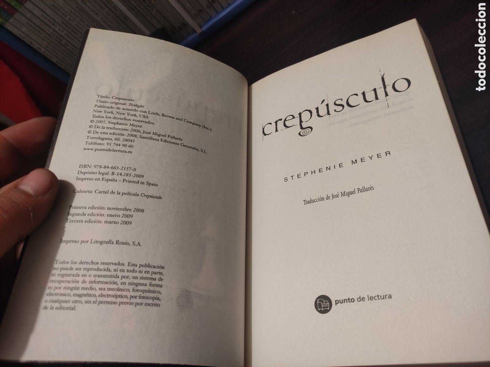 Libros: STEPHENIE MEYER - eclipse / luna nueva / crepusculo - 3 Volumenes - Foto 14
