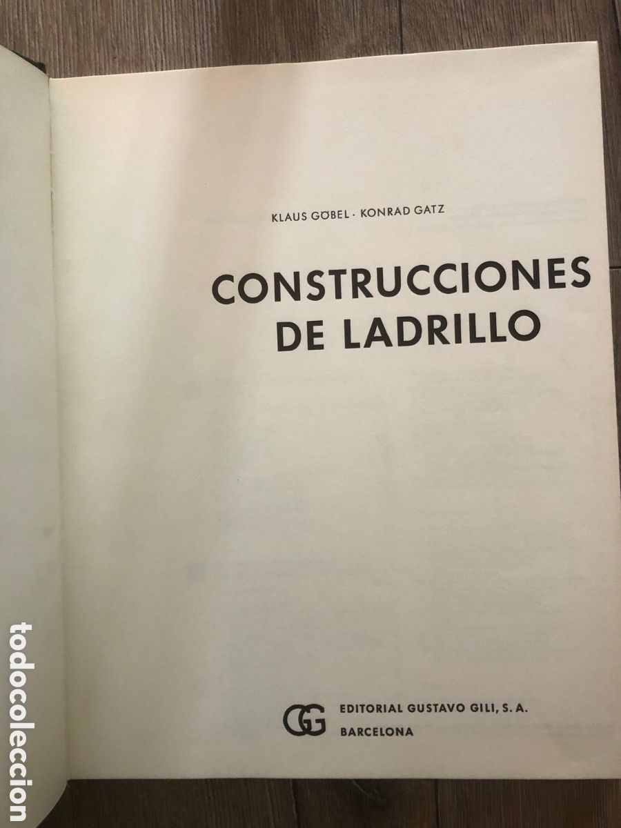 Libros: Construcciones de ladrillo ( Klaus Gobel - konrad Gatz) - Foto 2