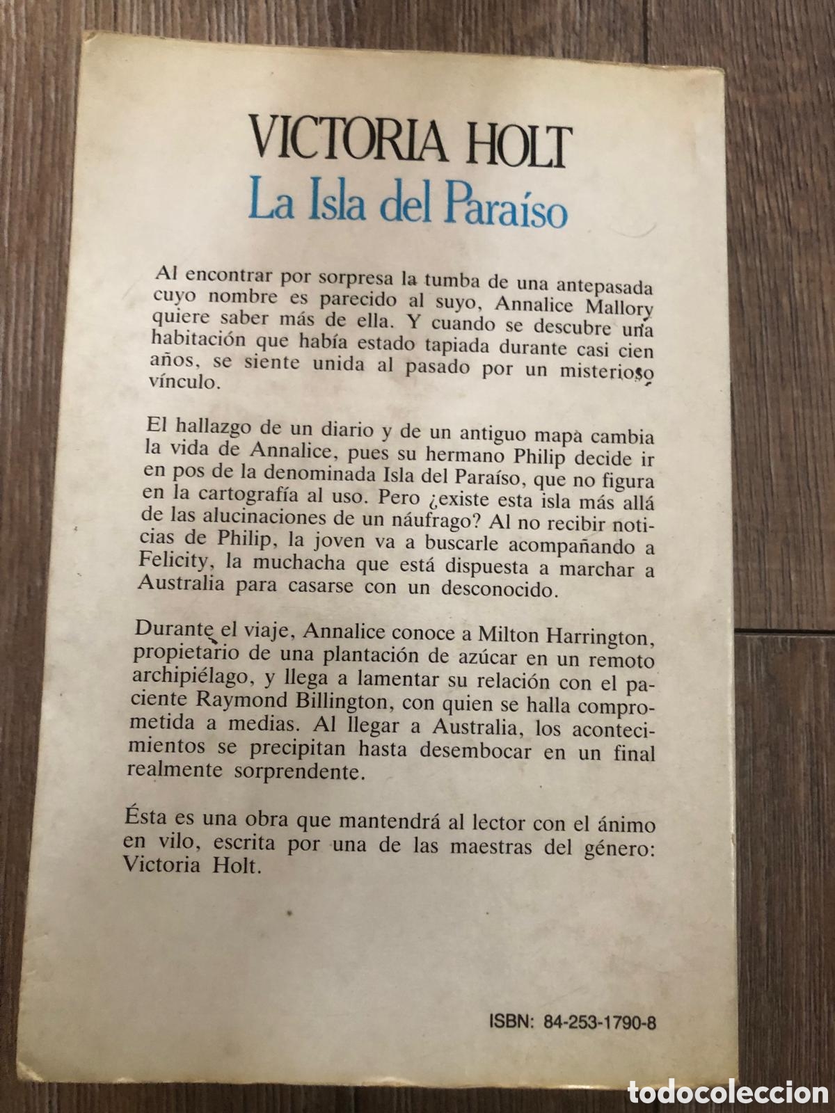 Libros: La isla del para&iacute;so ( Victoria Holt) - Foto 2