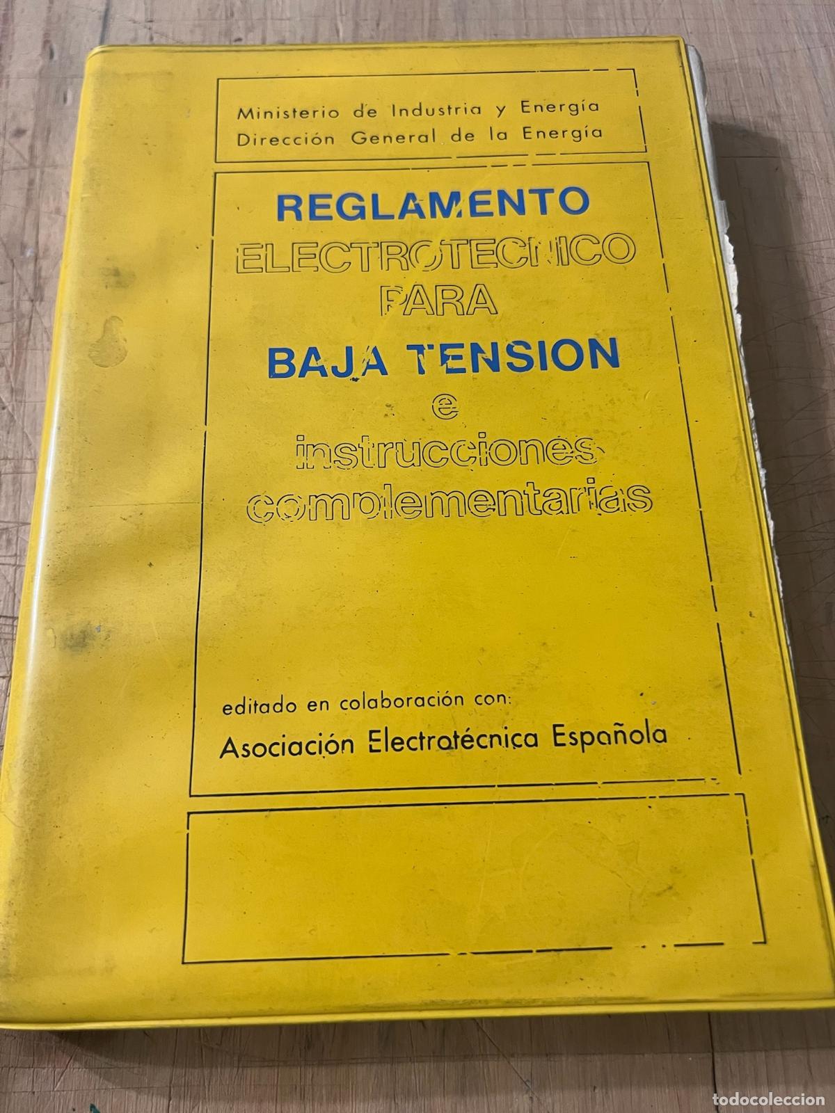 Libri di seconda mano: Reglamento electrot&eacute;cnico para baja tensi&oacute;n - Espa&ntilde;a