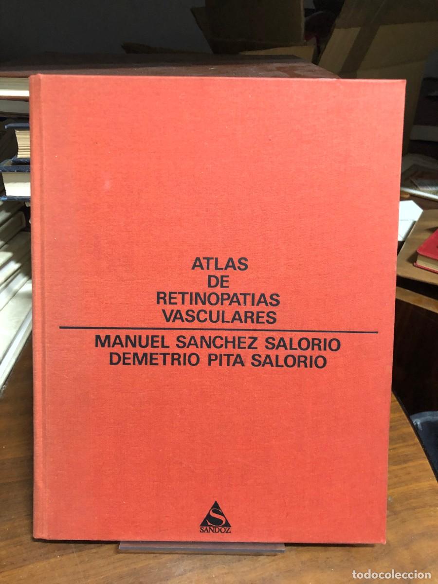 Libros: Atlas de retinopat&iacute;as vasculares Manuel S&aacute;nchez Salorio y Demetrio Pita Salorio (Sandoz)
