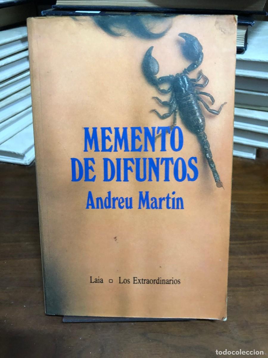 Libros: Memento de difuntos Andreu Mart&iacute;n (Ed. Laia)