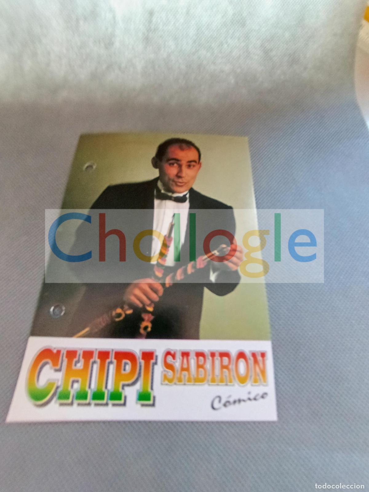 Libros: Postal Chipi Sabrion comico humor