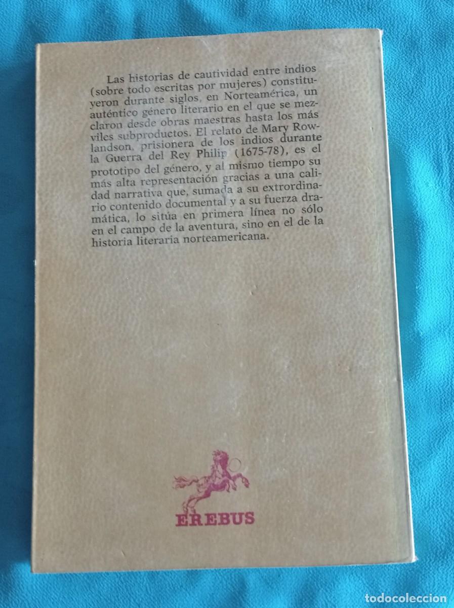 Libros: MI CAUTIVIDAD ENTRE LOS INDIOS, MARY ROWLANDSON - Foto 2