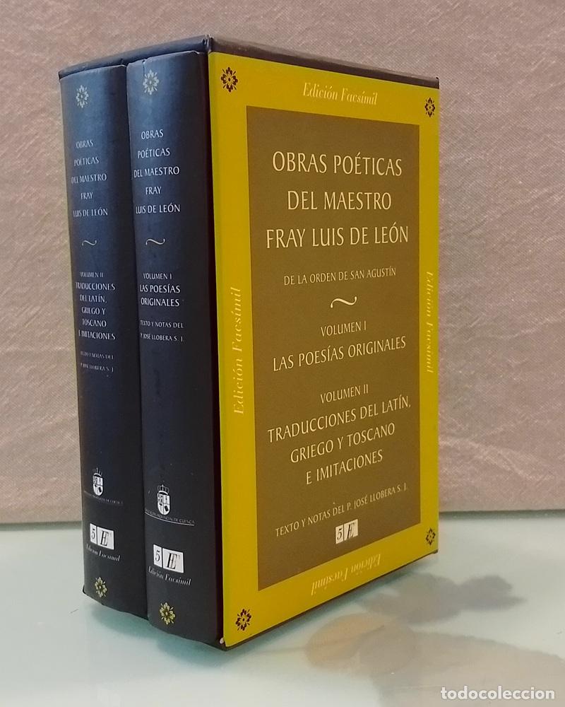 B&uuml;cher: (como NUEVO) Obras Po&eacute;ticas del Maestro Fray Luis de Le&oacute;n I y II o 1 y 2 (los dos tomos, obra comple
