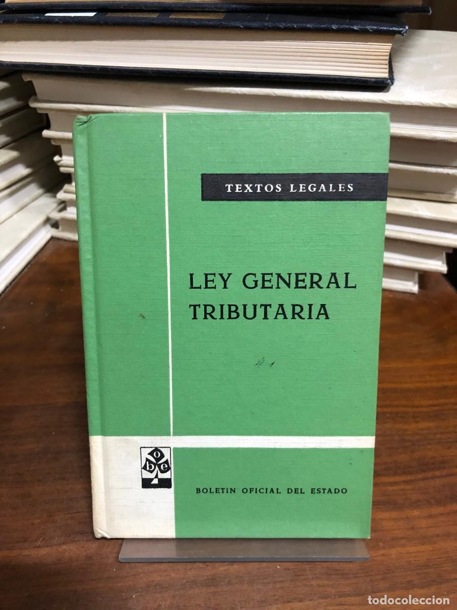 books: Ley General Tributaria Textos Legales (Bolet&iacute;n Oficial del Estado)