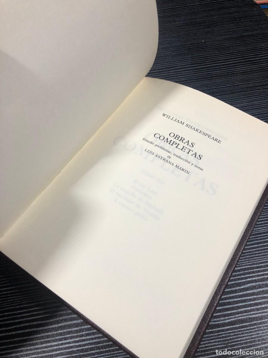 Libros: Obras completas: Tomo VIII William Shakespeare - Foto 2