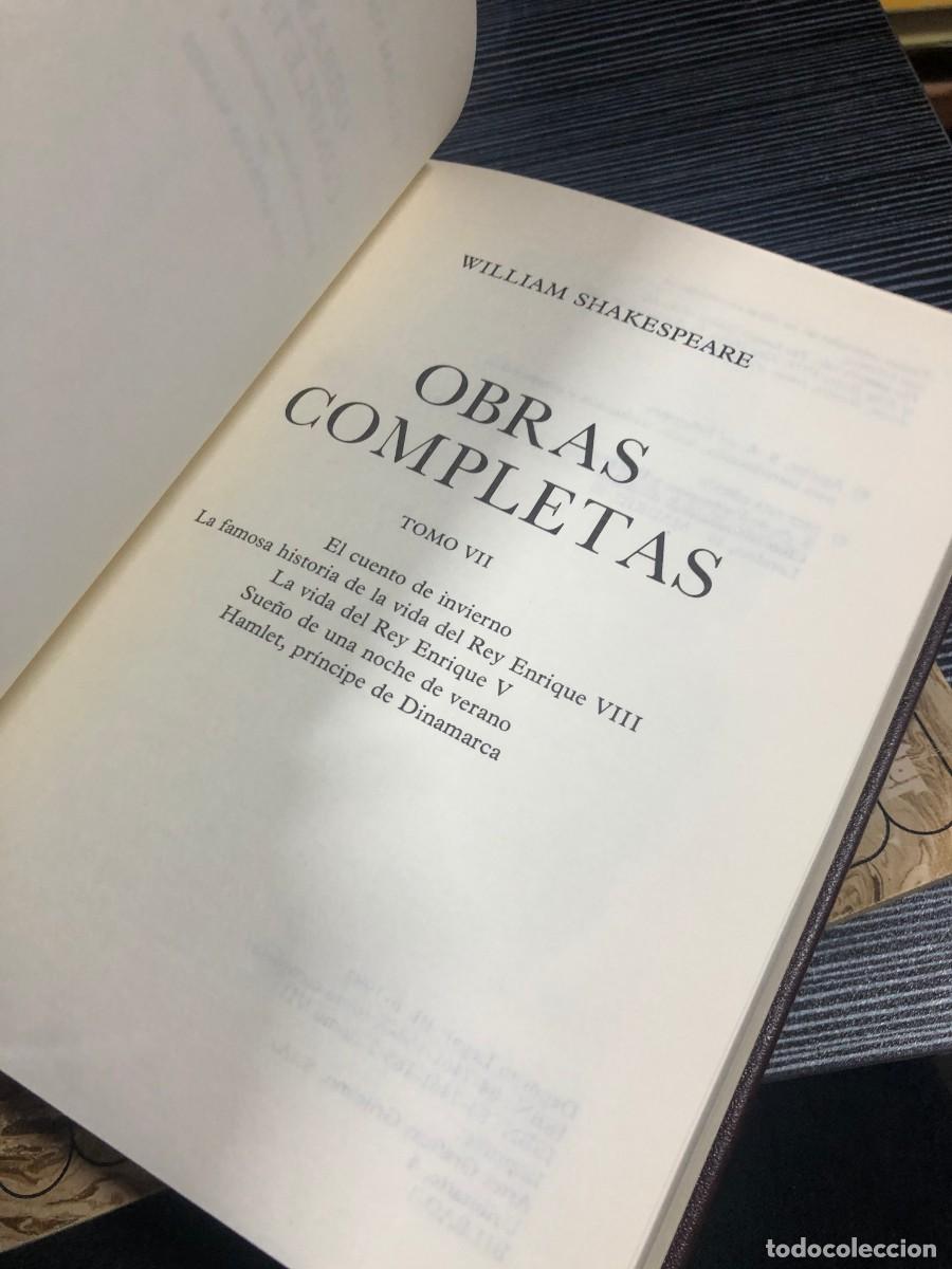Libros: Obras Completas (Tomo VII) William Shakespeare - Foto 3