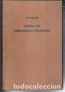 Libros: Precis de semantique Fran&ccedil;aise, S. Ulmann