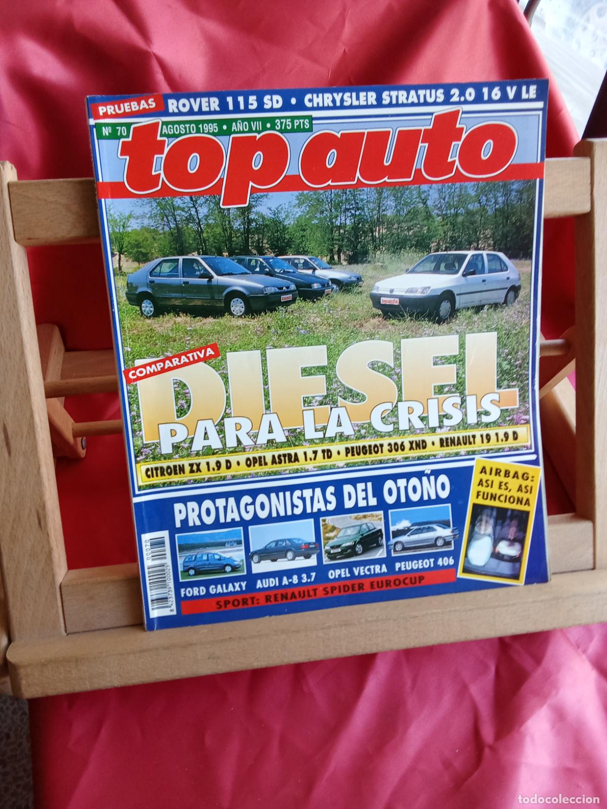 Libros: Revista Top auto. N&ordm;70 Agosto1995 REV.1309