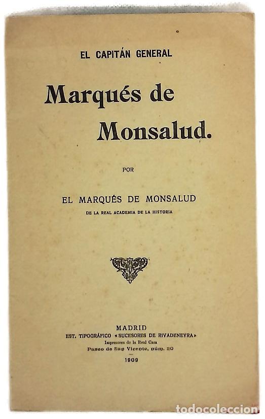 books: El Capit&aacute;n General Marqu&eacute;s de Monsalud