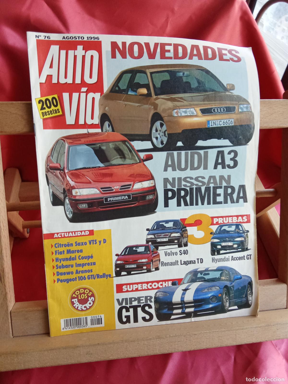 Libros: Revista Autov&iacute;a N&ordm;76 Agosto 1996 REV.1336