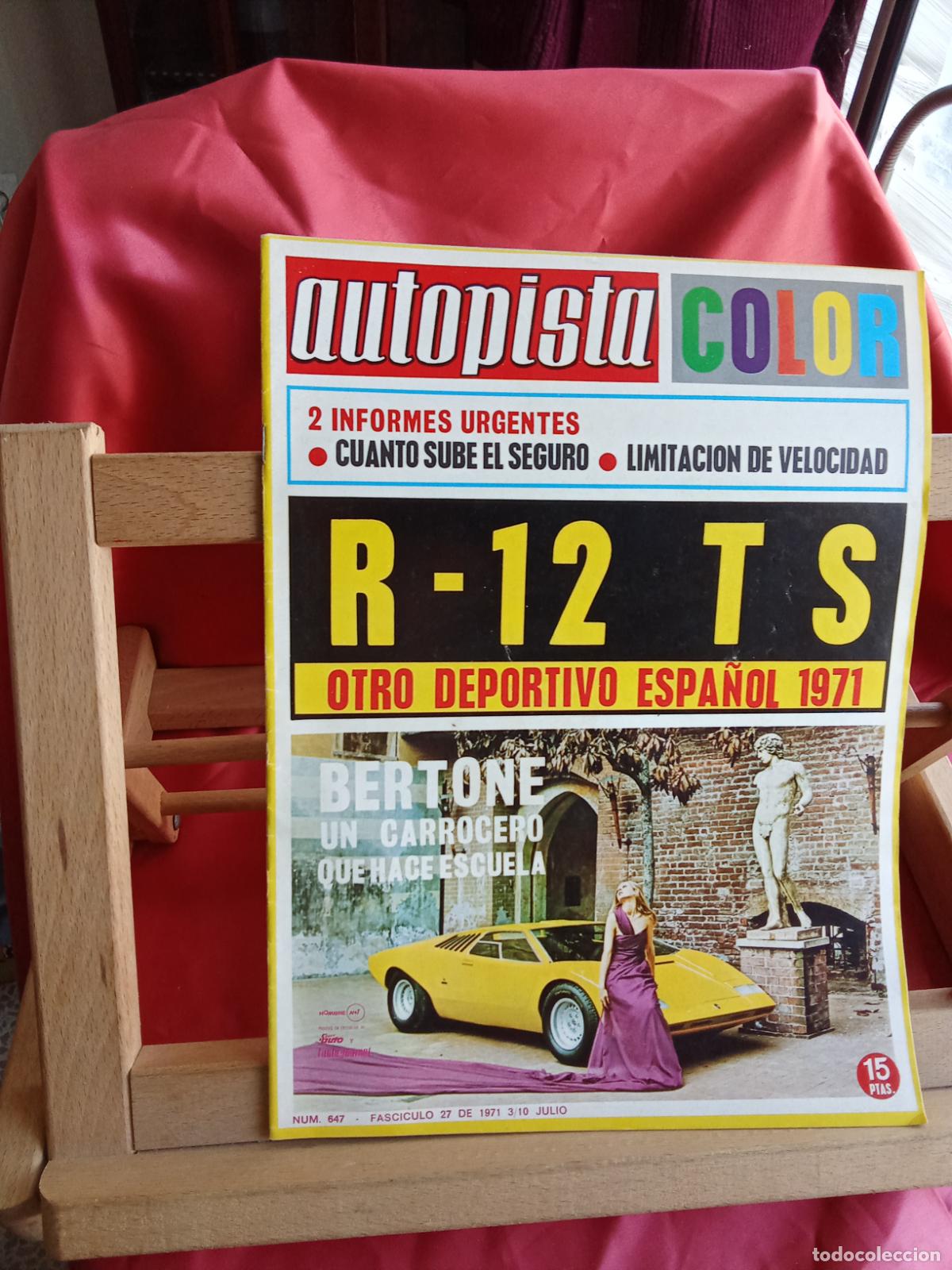 Libros: Revista Autopista N&ordm;647 julio 1971 REV.1352