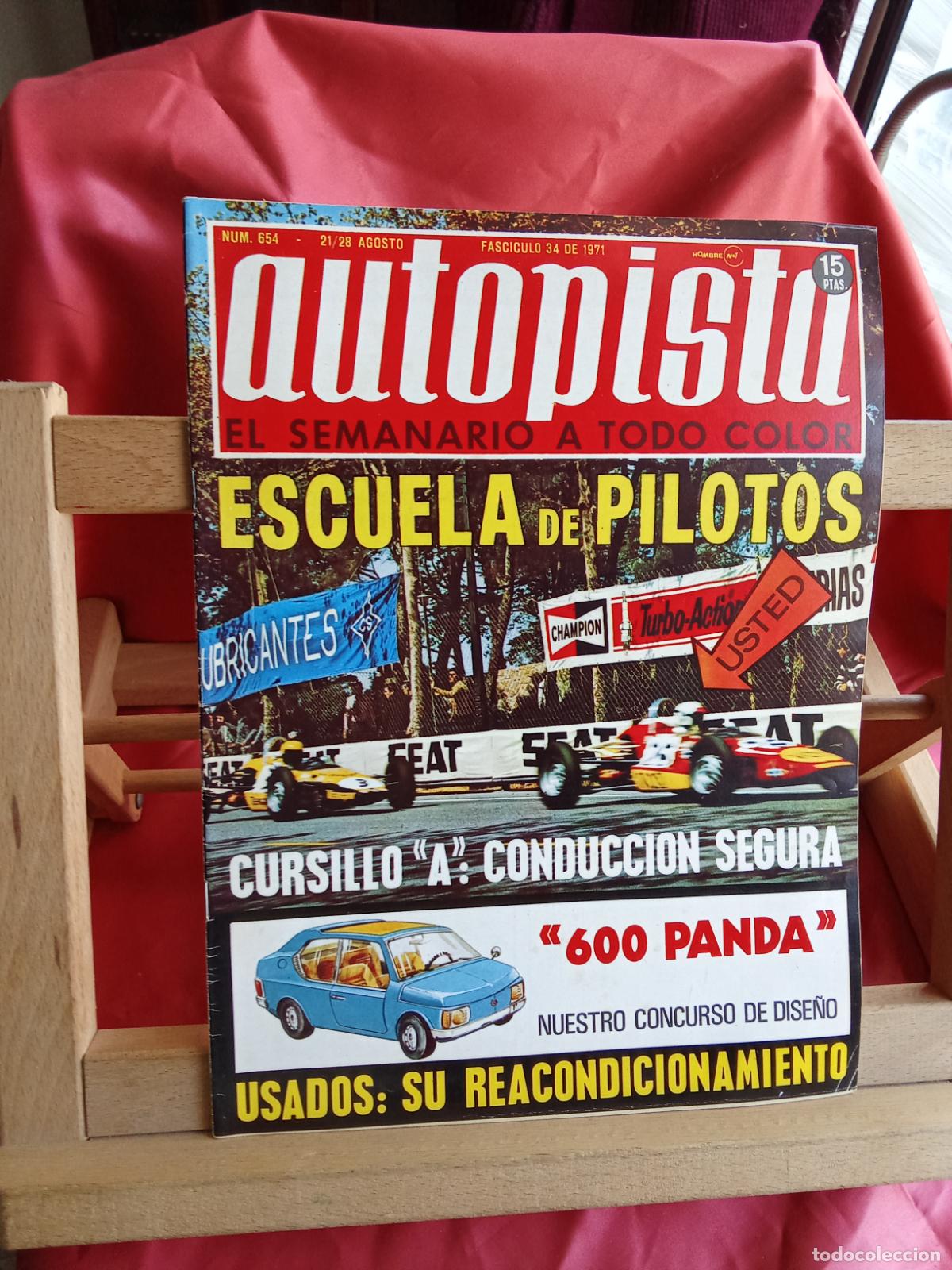 Libros: Revista Autopista N&ordm;654 agosto 1971 REV.1356
