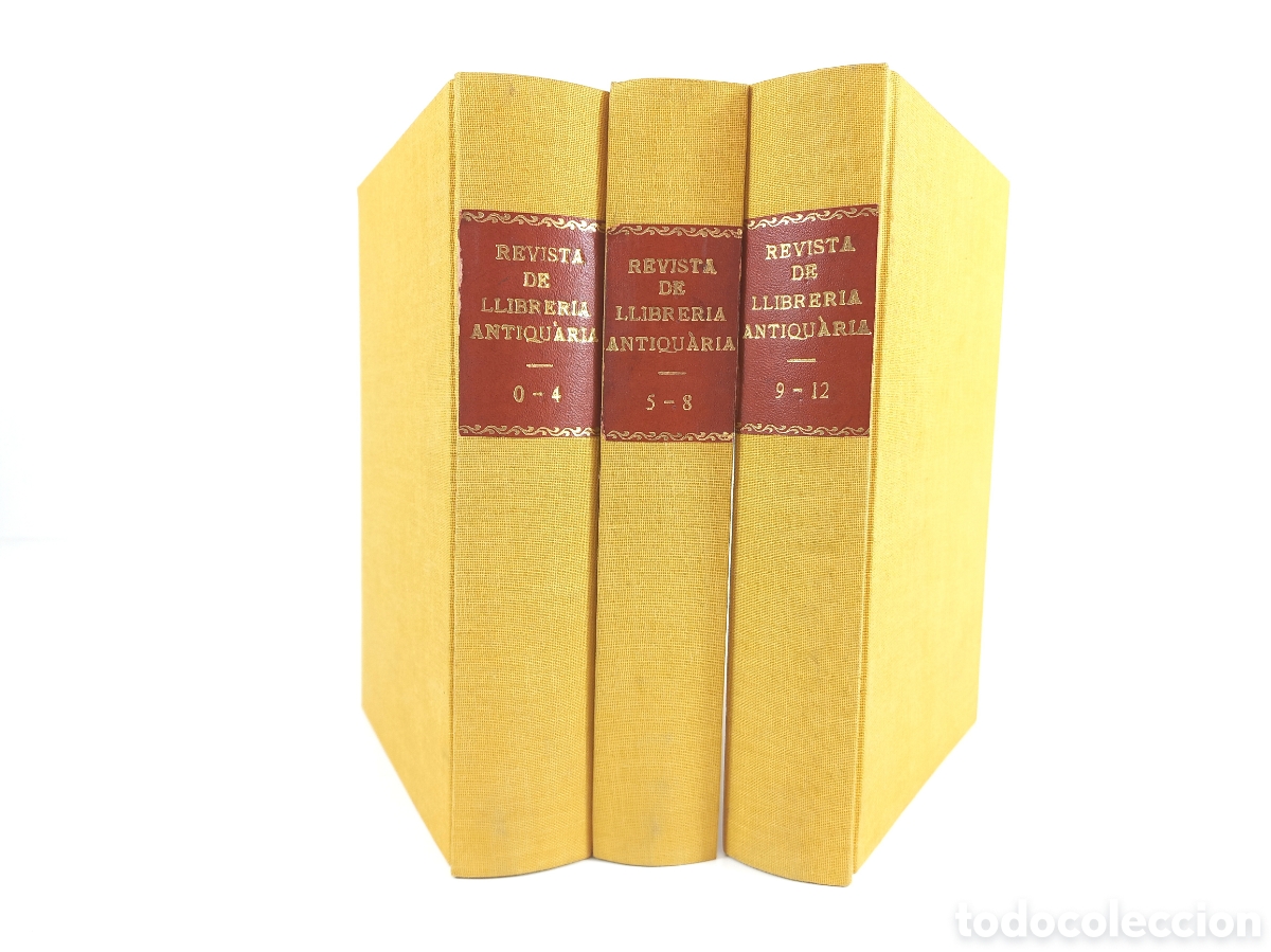 Libros: Revista de Llibreria Antiquaria Completa. 1980-86. Bibliofilia.