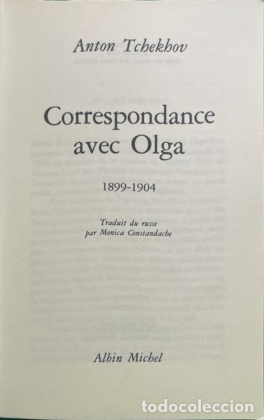 Libros: TCHEKHOV. (Anton) - CORRESPONDANCE AVEC OLGA. - Foto 2