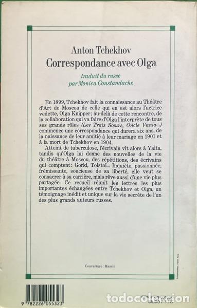 Libros: TCHEKHOV. (Anton) - CORRESPONDANCE AVEC OLGA. - Foto 3