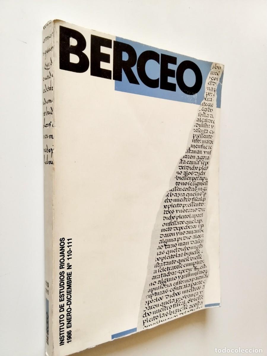 books: VV. AA. - Berceo. Instituto de Estudios Riojanos. N&ordm; 110-111 Enero-Diciembre 1986