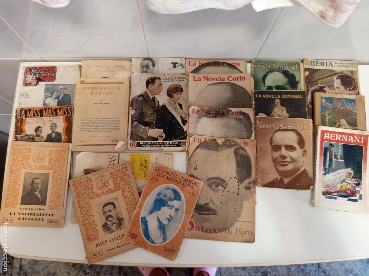 Livres: LOTE ANTIGUAS NOVELAS VARIAS