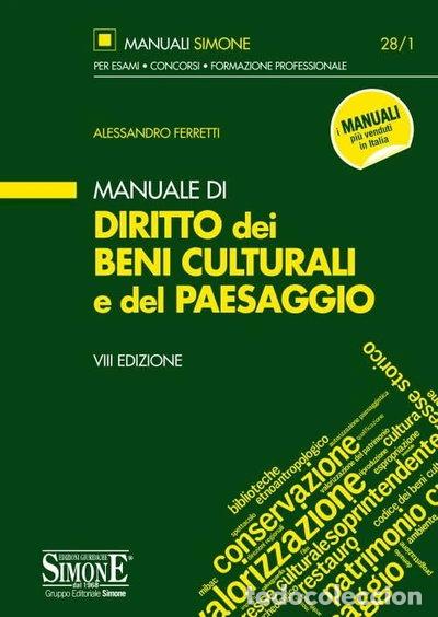B&uuml;cher: Manuale di diritto dei beni culturali del paesaggio- 9788891421937