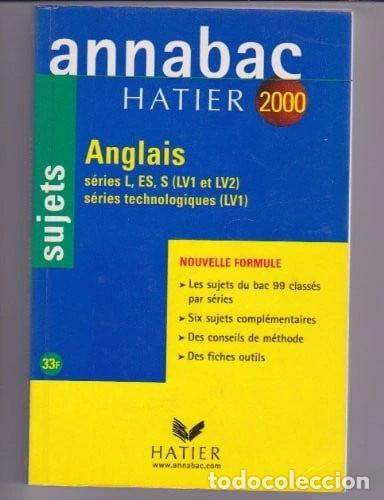 B&uuml;cher: Anglais, s&eacute;ries L, ES, S (LV1 et LV2), s&eacute;ries technologiques (LV1)- 9782218728884