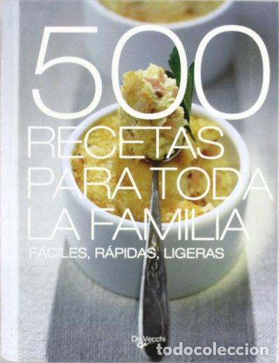 Libros: 500 recetas para toda la familia- 9788431533694