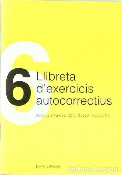 Libros: Llibreta d'exercicis autocorrectius 6- 9788460030652