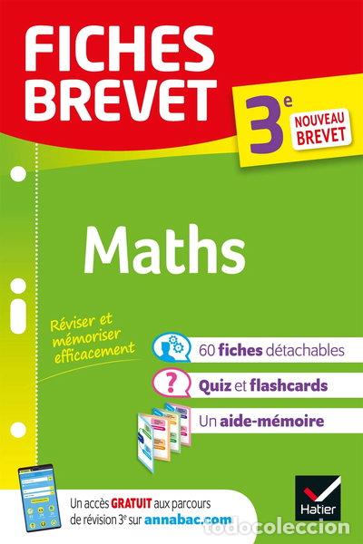 books: Maths 3e: fiches de r&eacute;vision & quiz- 9782401061736