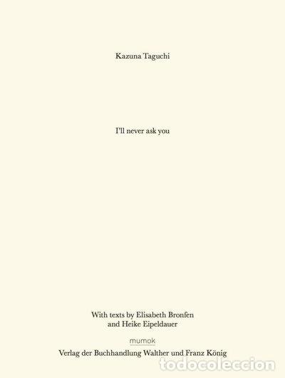 Libros: Kazuna Taguchi: I'll never ask you- 9783753308784