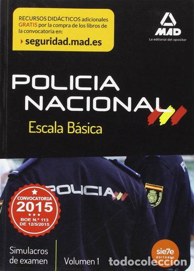 Livres: Escala B&aacute;sica de Polic&iacute;a Nacional. Simulacros de Examen 1- 9788490933732